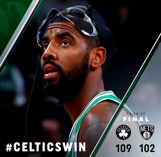 凯尔特人队成功逆转击败篮网队 凯尔特人队成功逆转击败篮网队